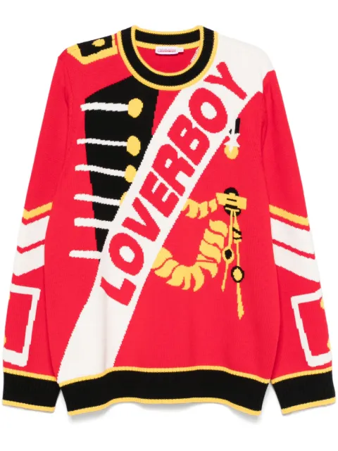 Charles Jeffrey Loverboy suéter con logo en intarsia