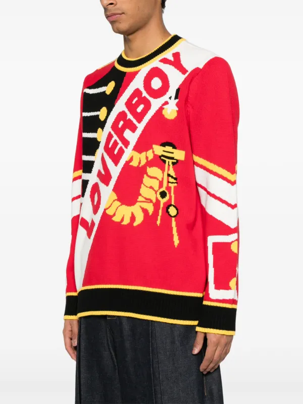 CHARLES JEFFREY LOVERBOY スマートセーター Charles Jeffrey LOVERBOY: ブルー Smart セーター | SSENSE 日本
