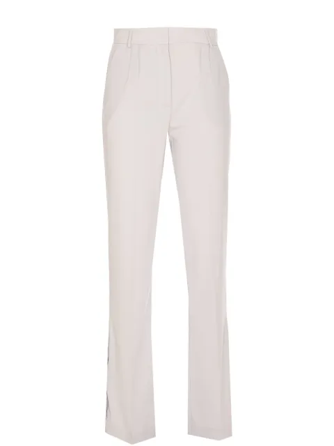 Patrizia Pepe logo-plaque trousers