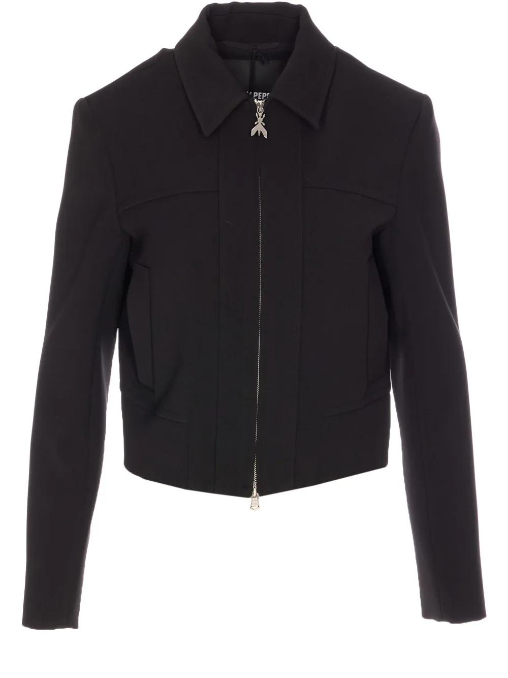 Shop Patrizia Pepe Essential Jacket In Black