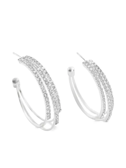 Hzmer Jewelry rhinestone-embellished earrings