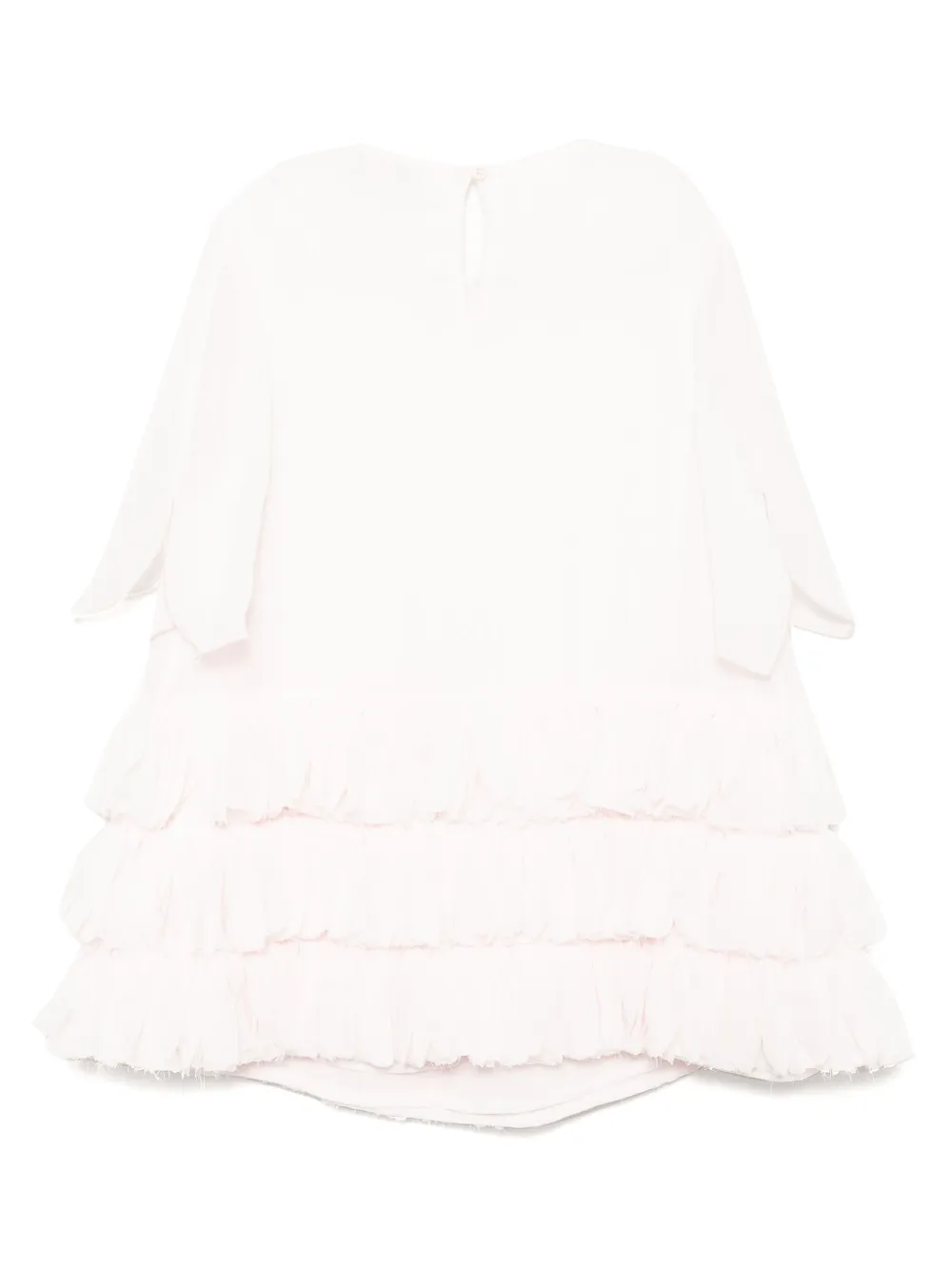 Stella McCartney Kids Jurk met ronde hals Roze