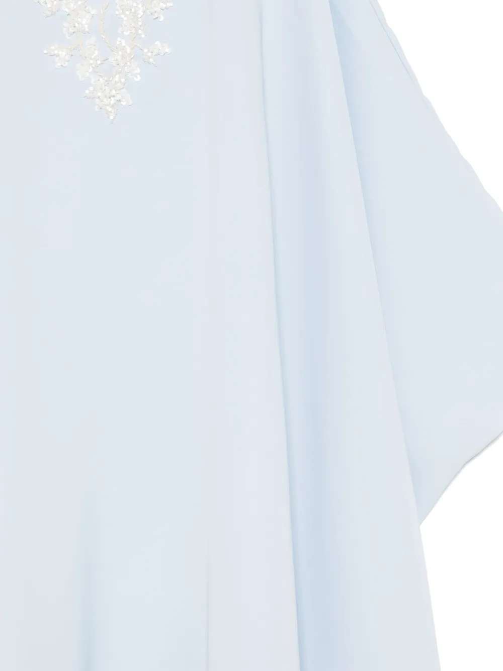 SHATHA ESSA FLORAL EMBELLISHED CAFTAN
