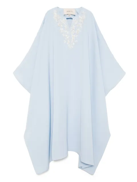Shatha Essa Kids floral embellished caftan
