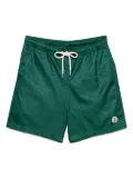 Moncler logo-patch swim shorts - Green