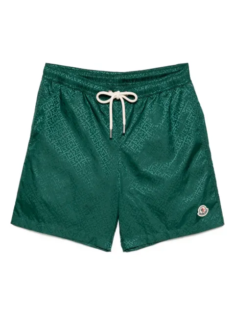 Moncler logo-patch swim shorts