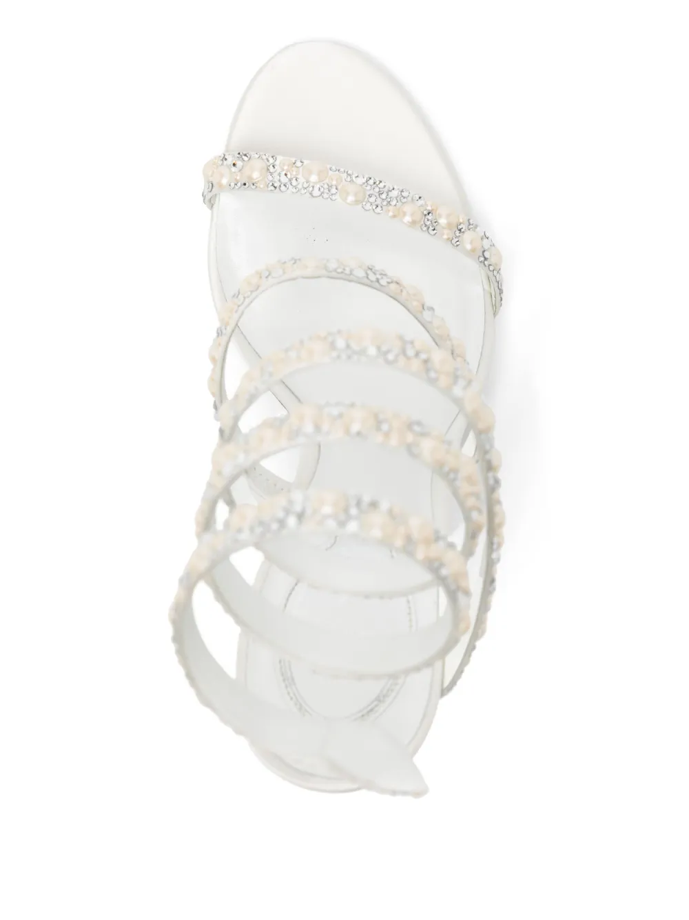 René Caovilla 110mm Cleo sandals Neutrals