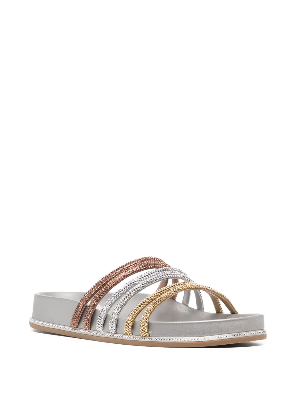René Caovilla Trigold sandalen - Zilver