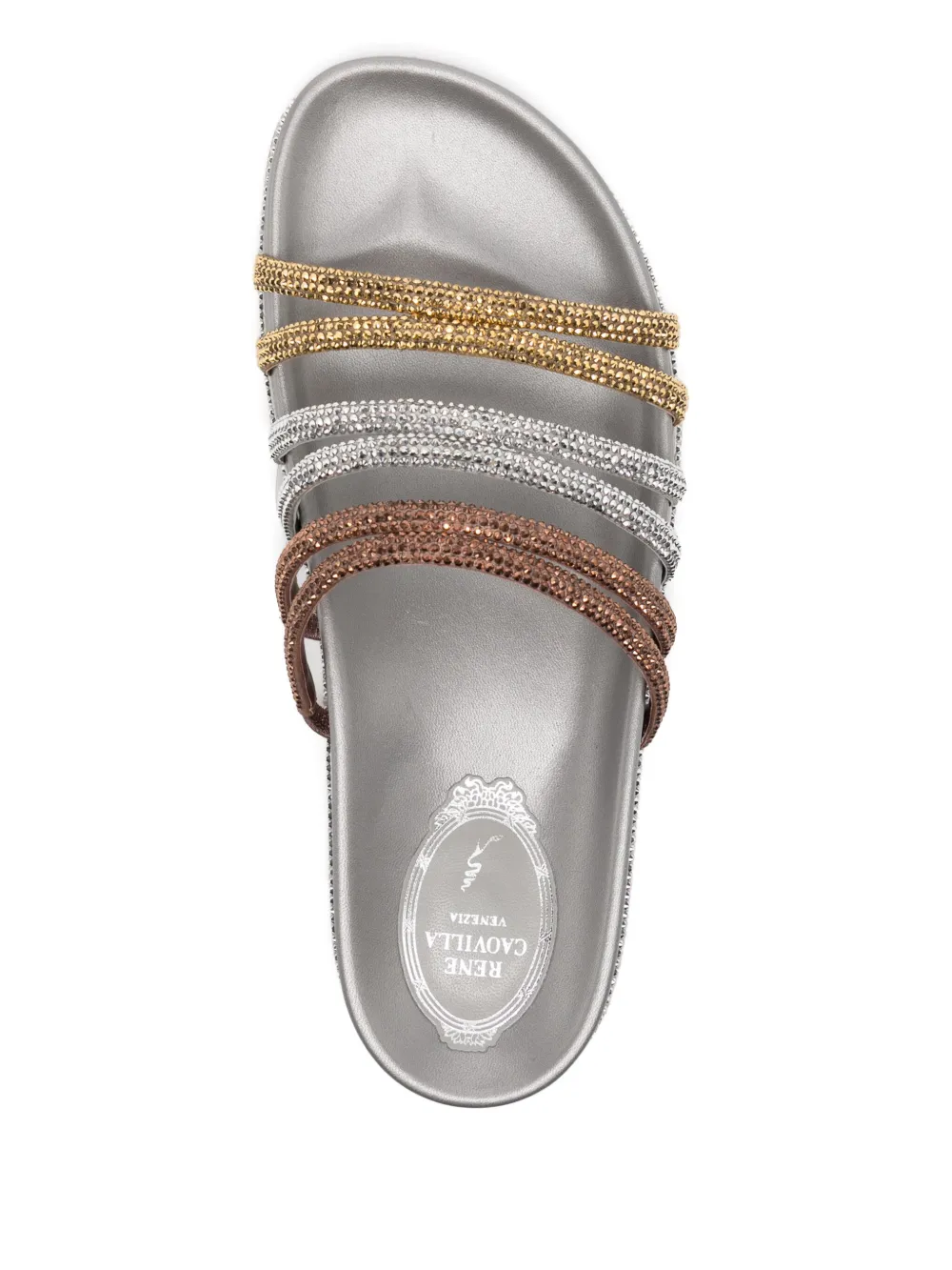 René Caovilla Trigold sandals Silver