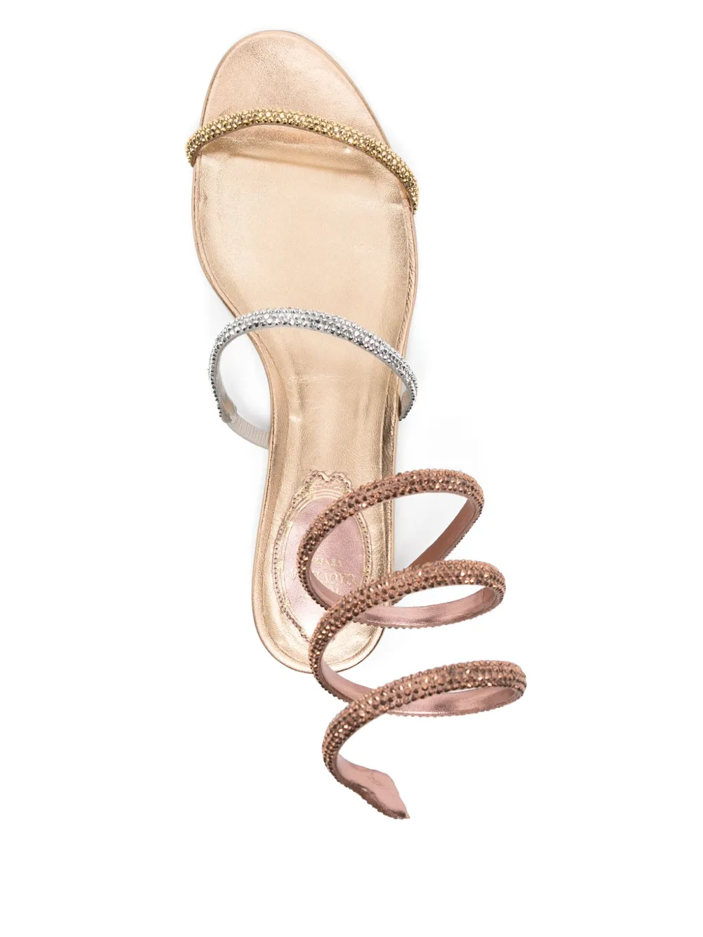 René Caovilla Cleo sandalen Bruin