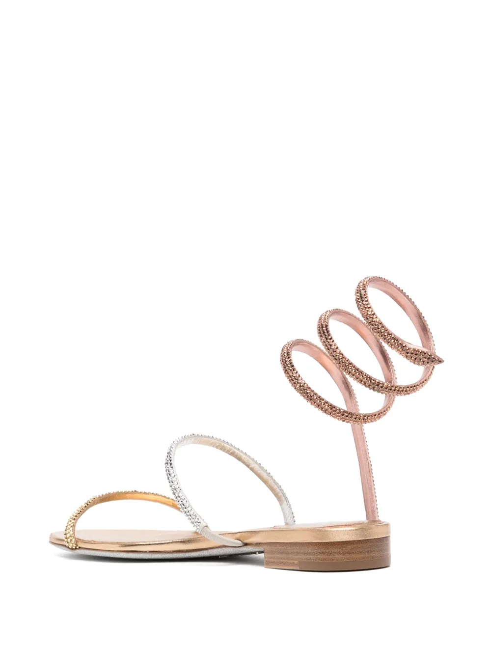René Caovilla Cleo sandalen Bruin