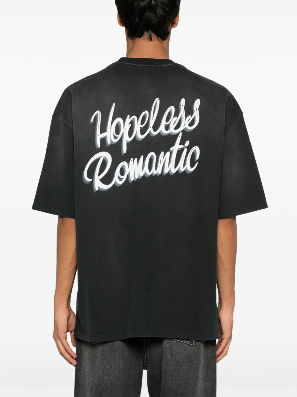 AMIRI Hopeless Romantic T-shirt Zwart