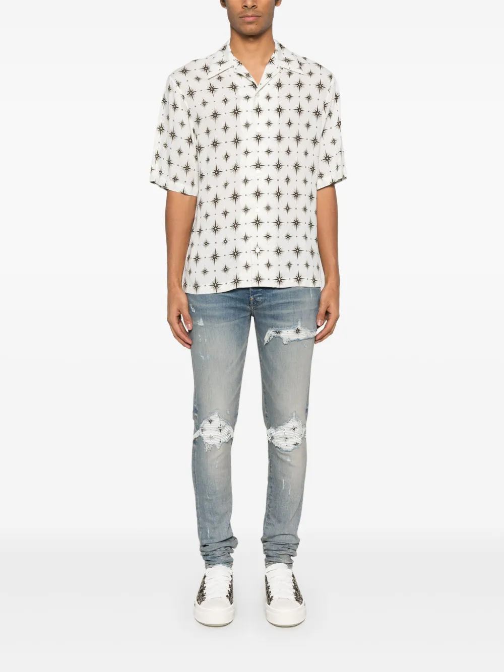 AMIRI Micro Starburst jeans - Blauw