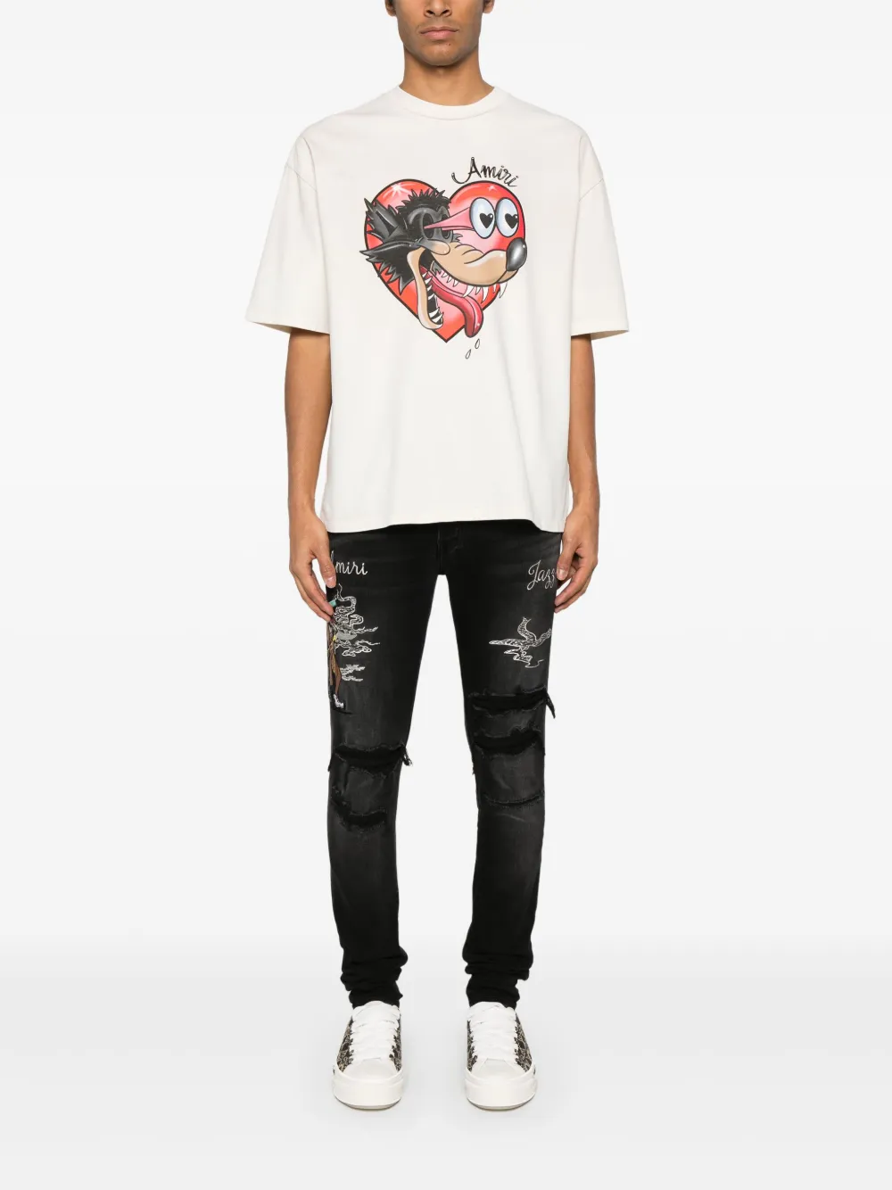 AMIRI Jazz Wolf jeans - Zwart