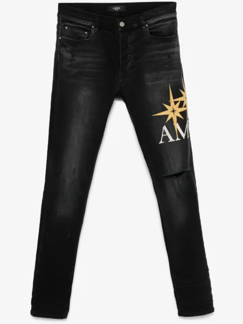 AMIRI Starburst-appliqué jeans