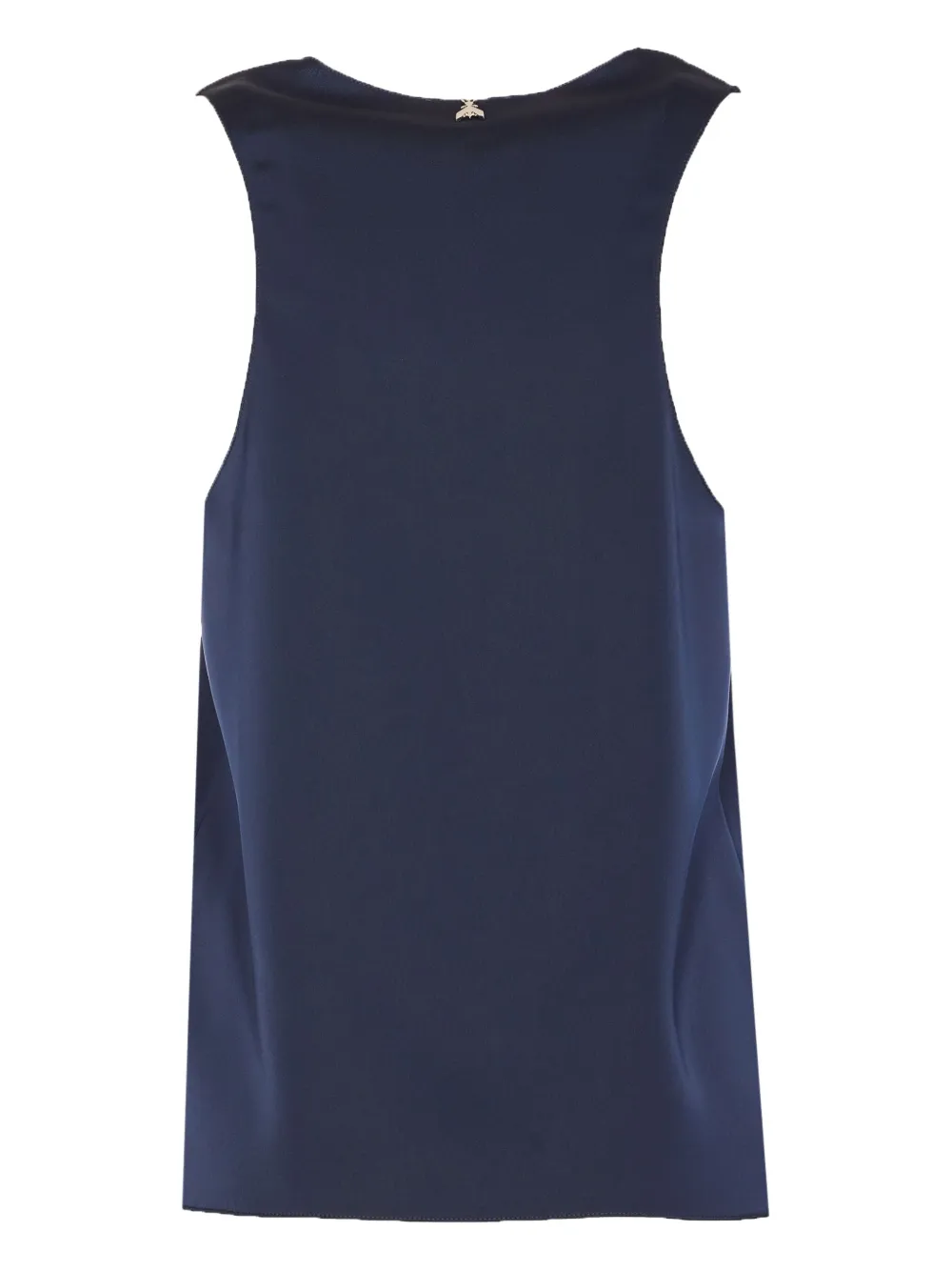 Patrizia Pepe logo-pendant tank top - Blauw