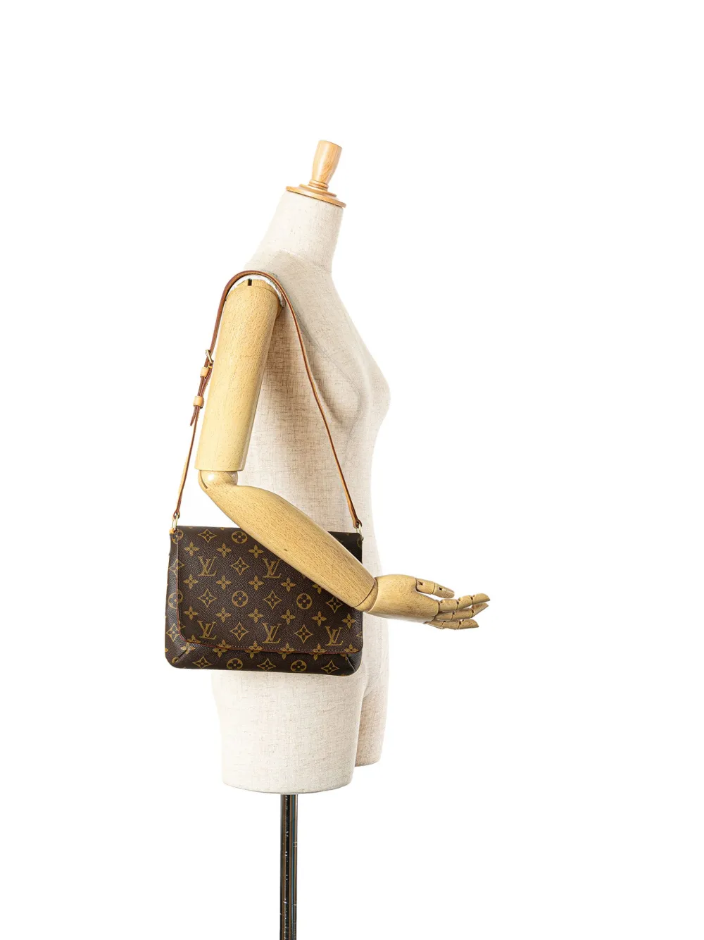 Louis Vuitton Pre-Owned 2000 Monogram Musette Tango Short Strap shoulder bag - Bruin