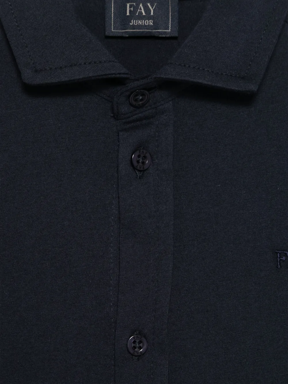 Fay Kids Katoenen shirt Blauw