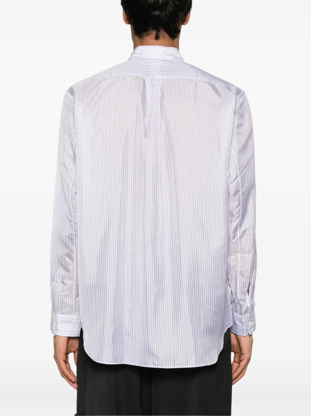Comme Des Garçons Shirt Gestreept overhemd Blauw