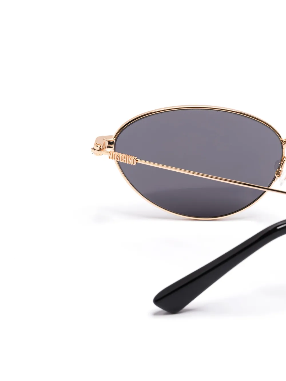 Moschino Eyewear Zonnebril met cat-eye montuur Goud