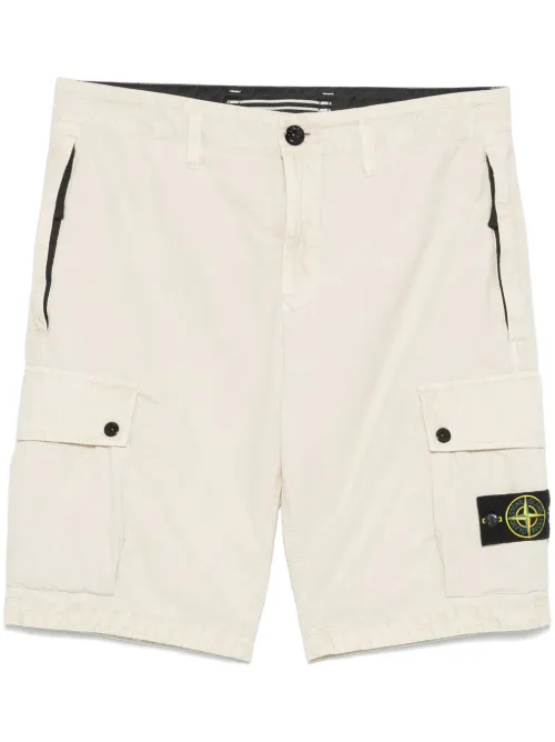 Short en coton à poches cargo - Stone Island - Modalova