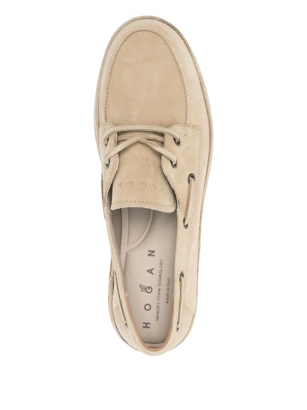 Hogan H683 boat shoes Neutrals