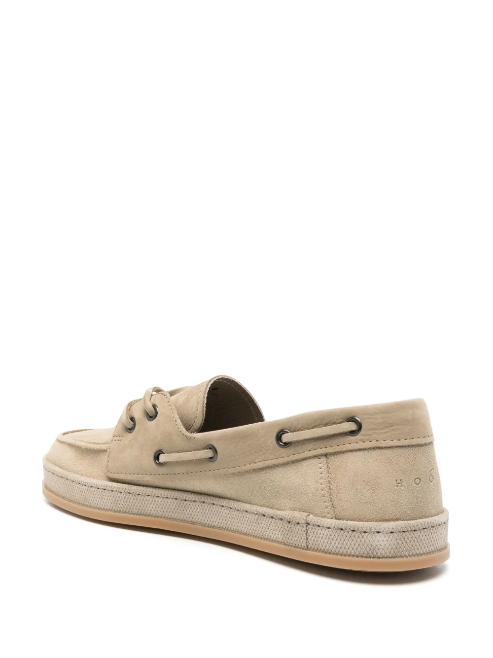 Hogan H683 boat shoes Neutrals