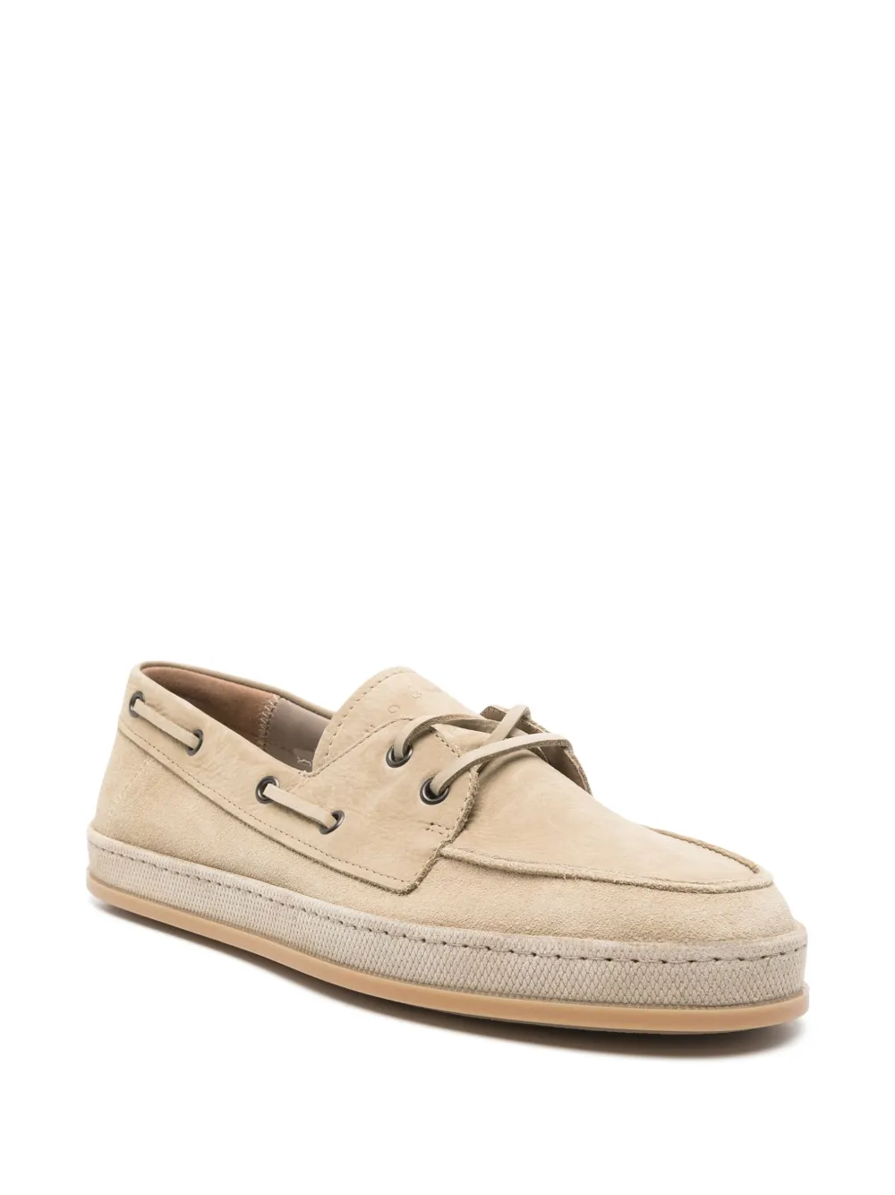 Hogan H683 boat shoes - Beige