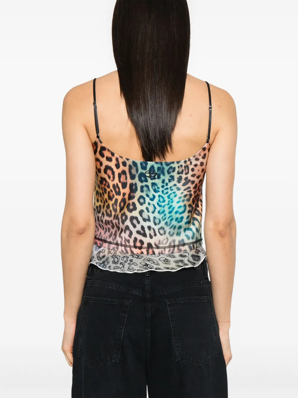 Diesel T-zaza-q1 Tank Top In Orange