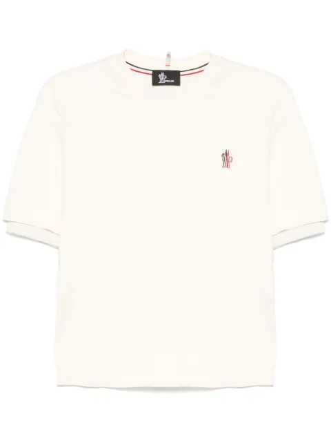 Moncler Grenoble playera con parche del logo
