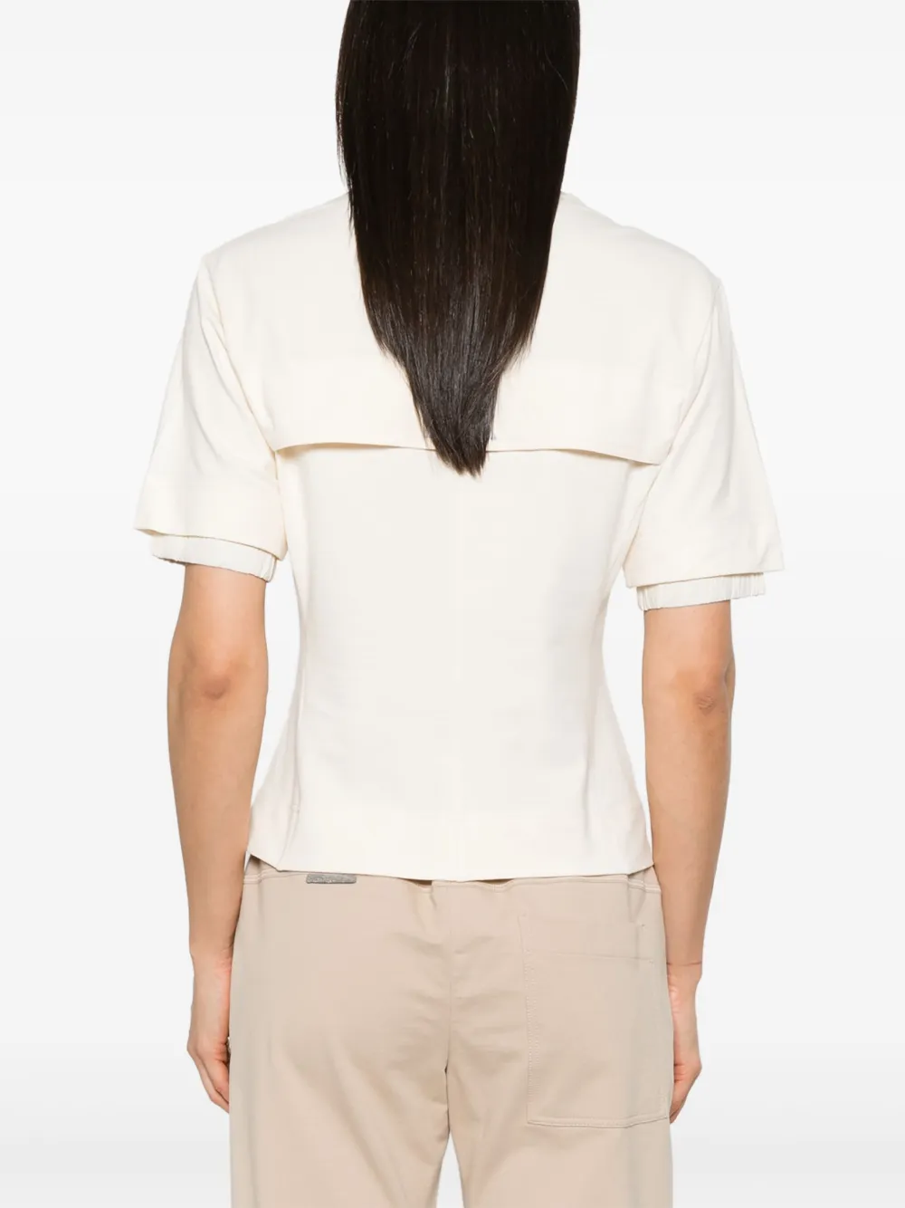 MONCLER LOGO-PATCH COTTON T-SHIRT