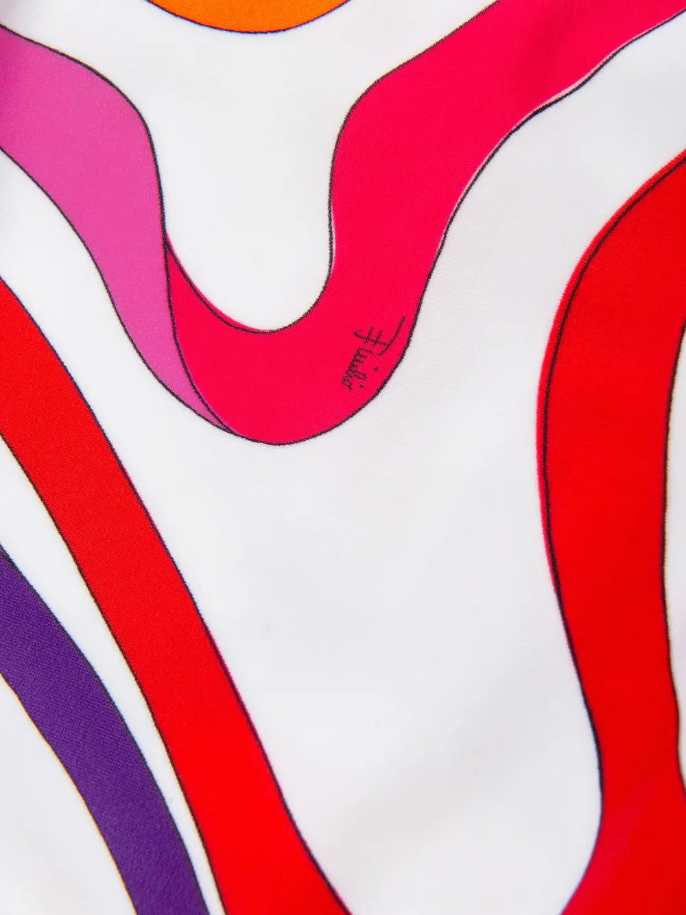 PUCCI Junior Badpak met Iride-print Wit