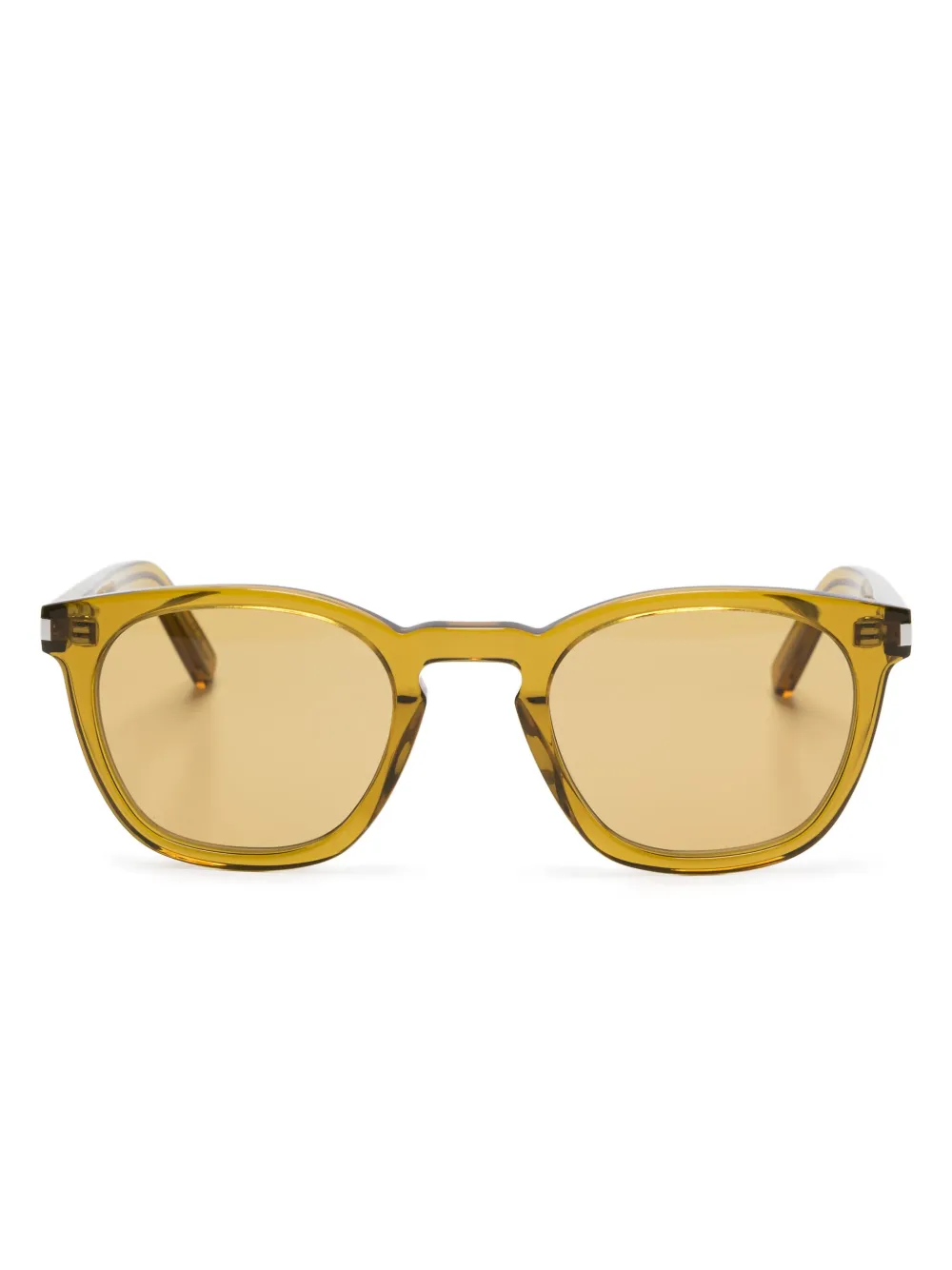 Saint Laurent Eyewear round-frame sunglasses | Green | Image 1