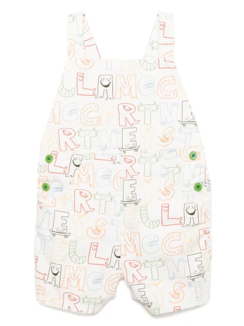 Stella McCartney Kids romper con estampado gráfico