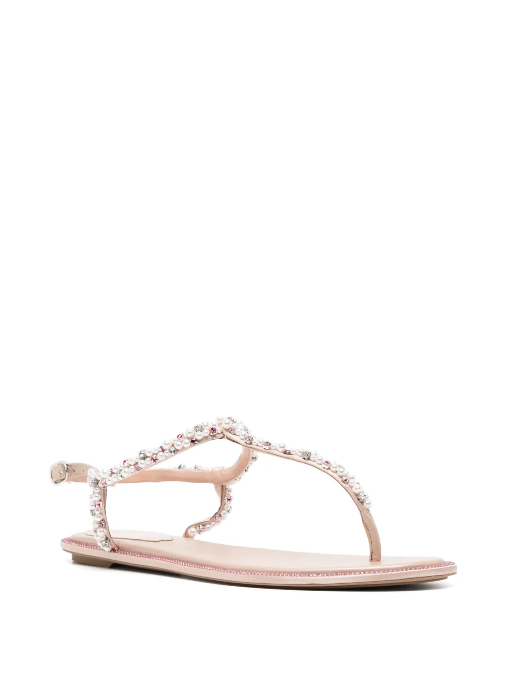 René Caovilla Diana sandalen - Beige