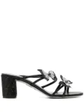 René Caovilla 70mm Fairy sandals - Black