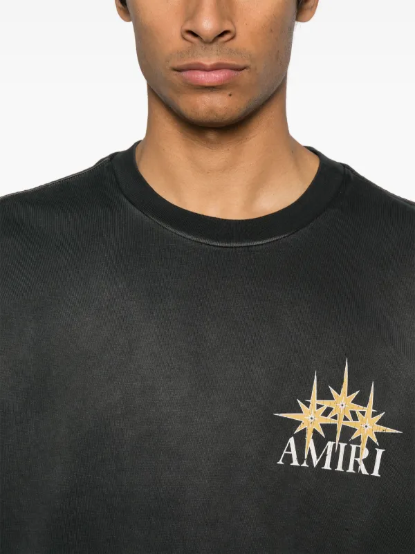 お歳暮 人気 オシャレ Starburst AMIRI T-shirt FARFETCH | Black | トップス