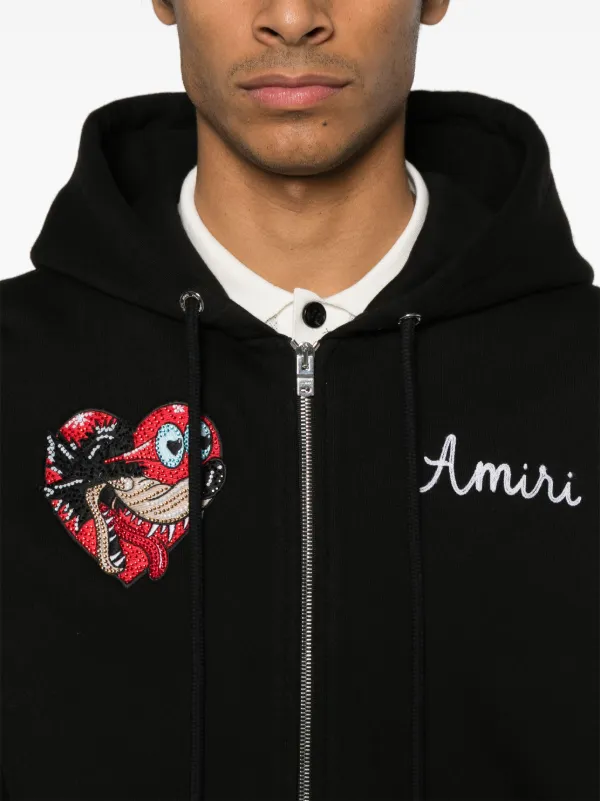 AMIRI Jazz Wolf パーカー | ブラック | FARFETCH JP AMIRI Jazz Wolf パーカー | ブラック | FARFETCH JP