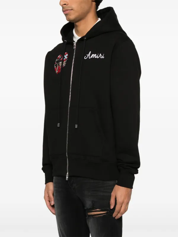 AMIRI Jazz Wolf パーカー | ブラック | FARFETCH JP