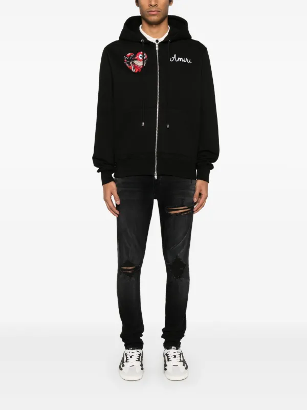 AMIRI Jazz Wolf パーカー | ブラック | FARFETCH JP AMIRI Jazz Wolf パーカー | ブラック | FARFETCH JP