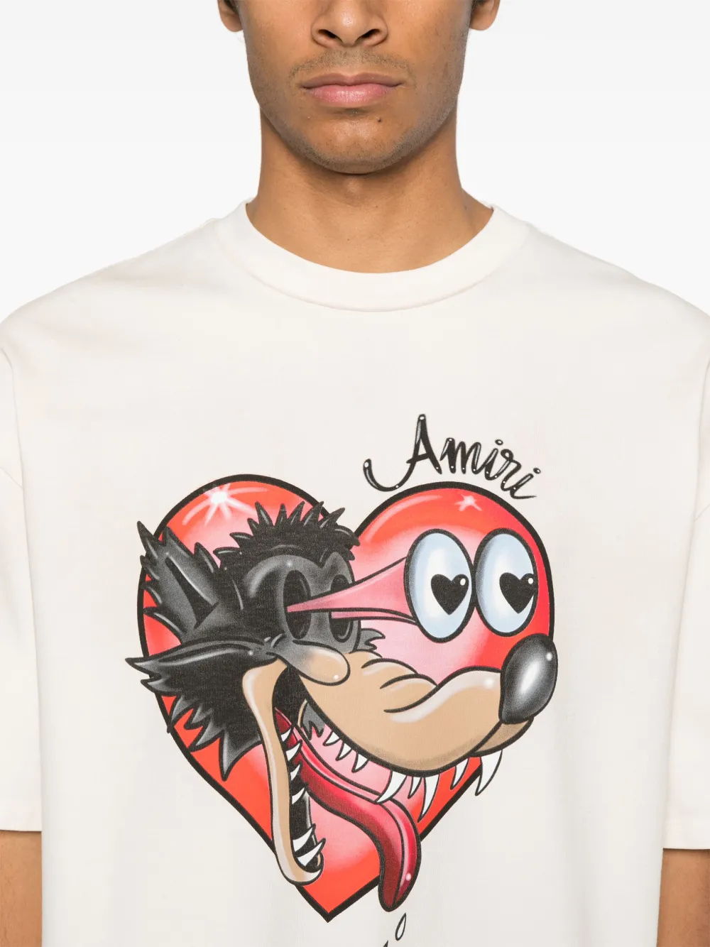 AMIRI Hopless Romantic T-shirt Beige