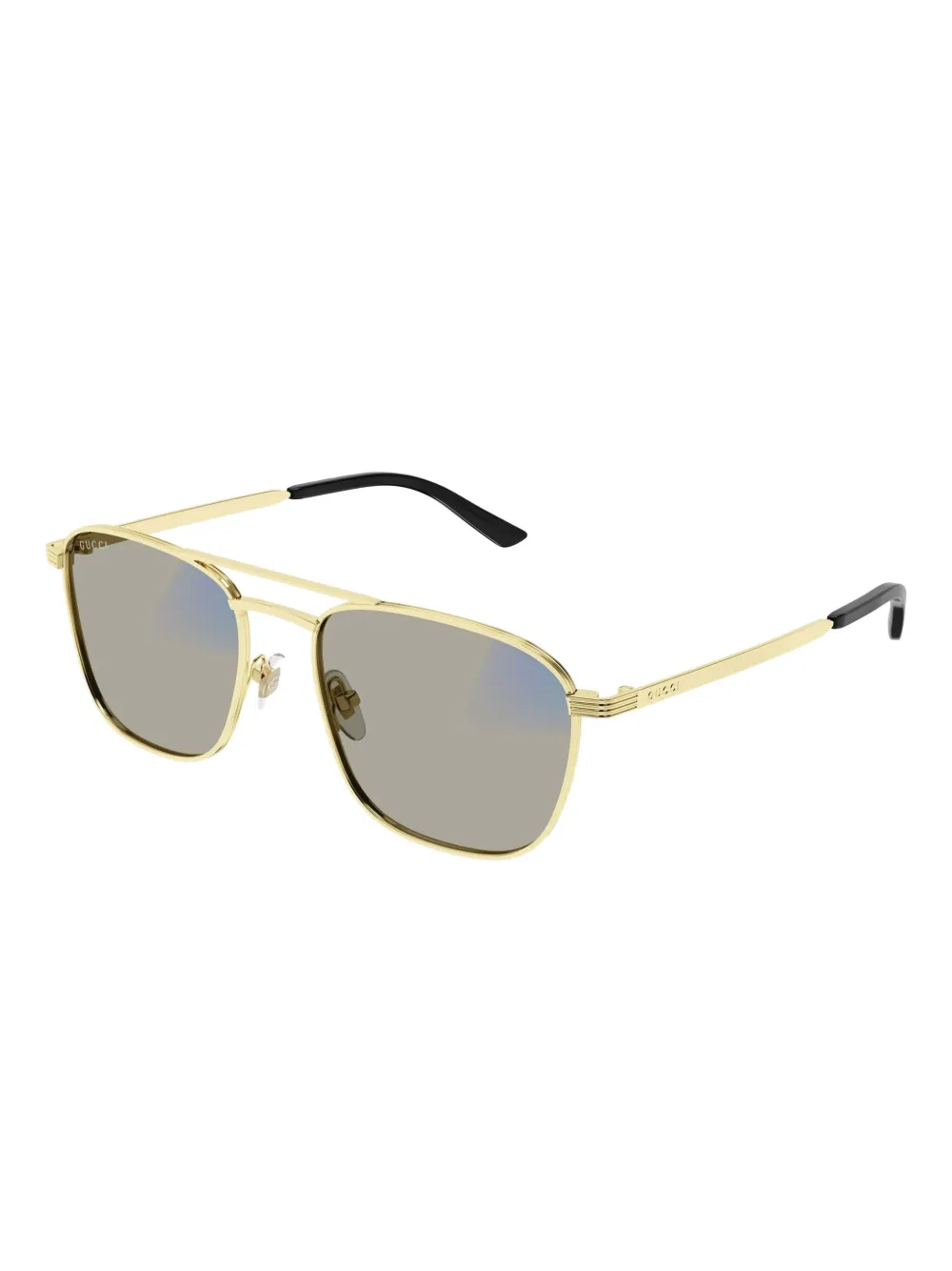 Gucci Eyewear Zonnebril met piloten montuur Goud