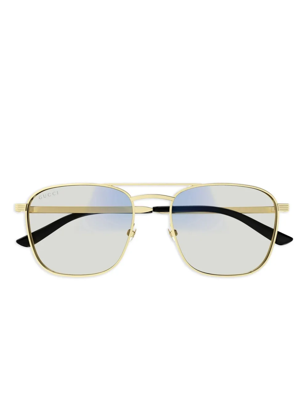 Gucci Eyewear Occhiali da sole con montatura stile pilota - Oro