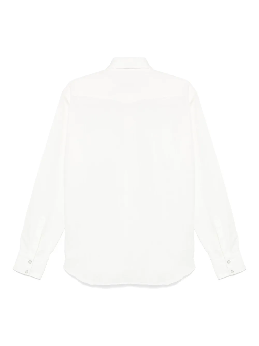 Barba panelled shirt - Wit