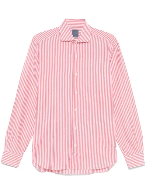 Barba camisa con rayas estampadas