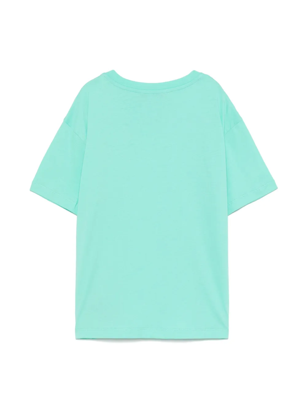 Balmain Kids T-shirt met logo-reliëf - Groen