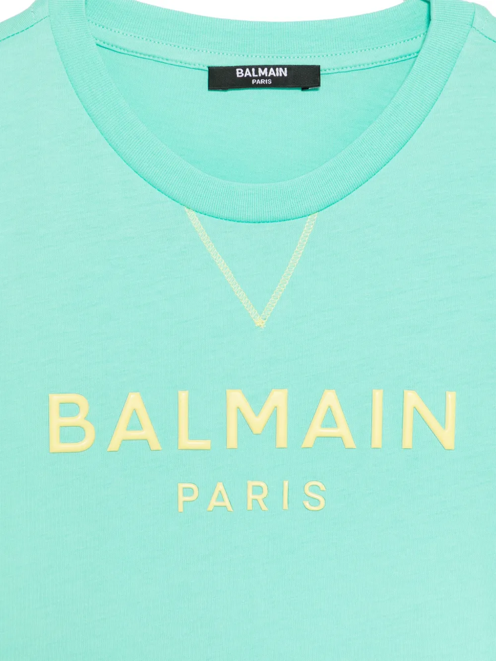 BALMAIN RAISED-LOGO T-SHIRT