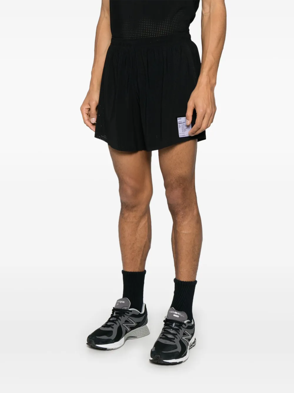 Satisfy Space-O™ 5" hardloopshorts Zwart