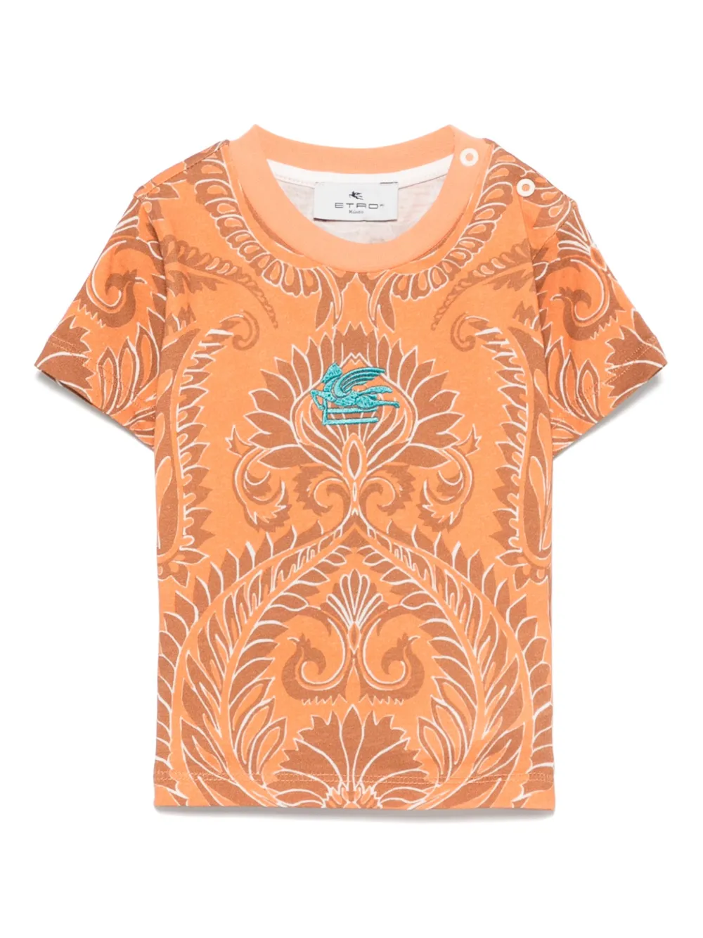 ETRO KIDS T-shirt con stampa paisley | arancione | Image 1