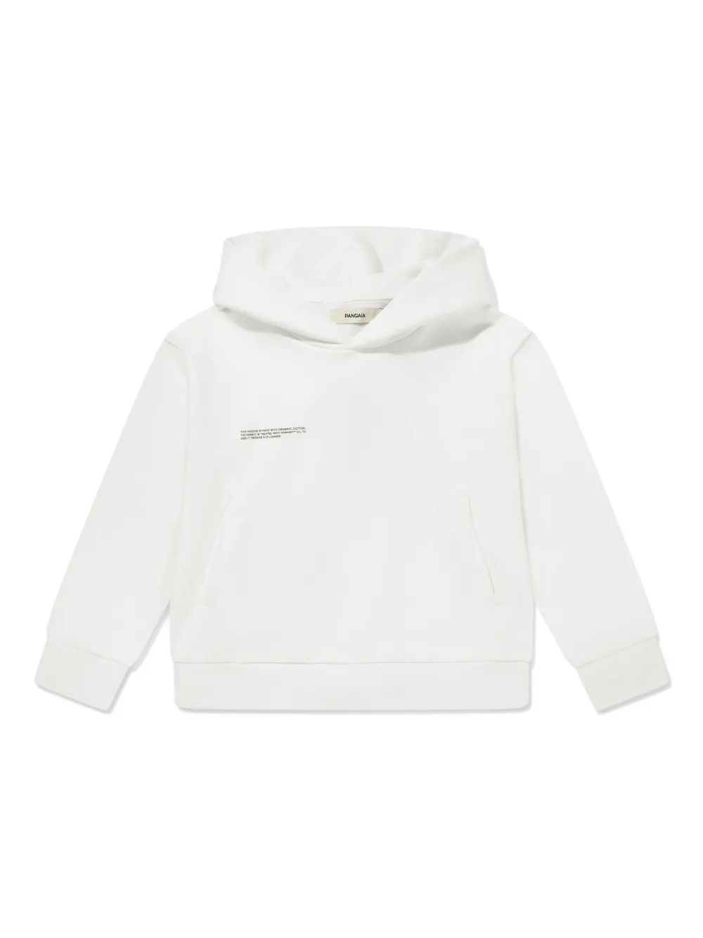 Image 1 of Pangaia Kids logo-print hoodie